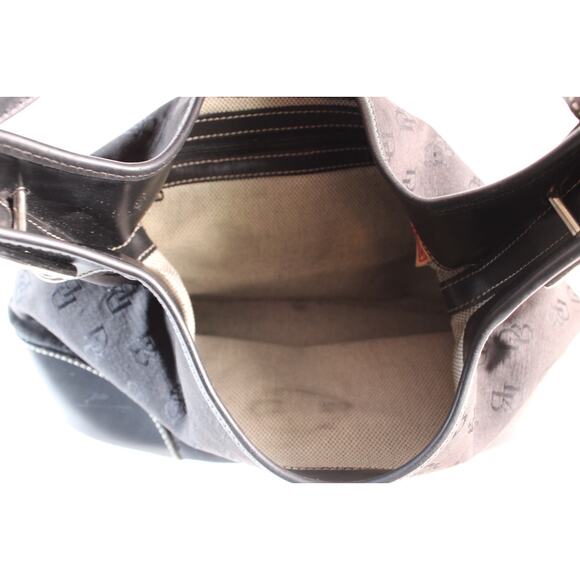 Dooney & Bourke Black/gray Hobo Crescent Medium Vintage - Picture 7 of 10